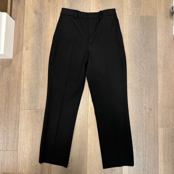 Uniqlo Smart Comfort Straight Ankle Pants Size S Black - Picture 2 of 4